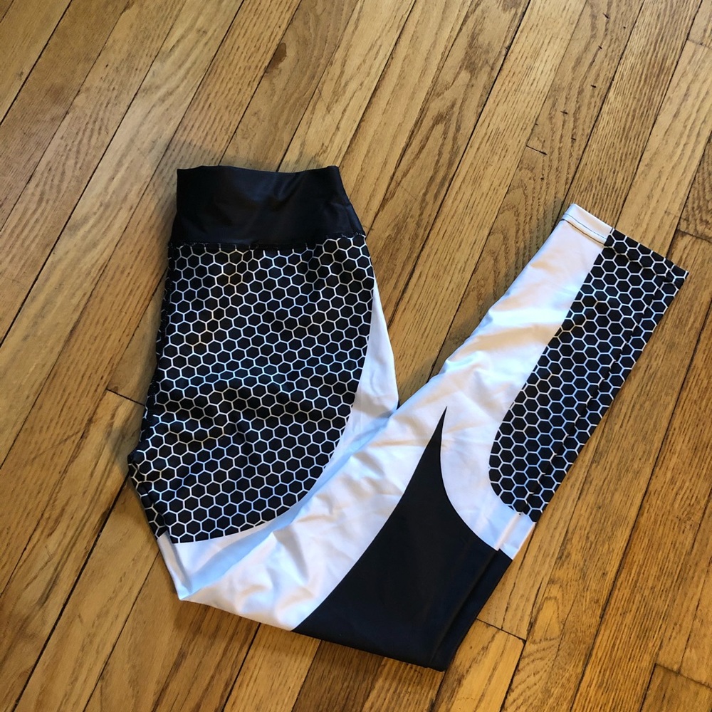 Honeycomb yoga pants